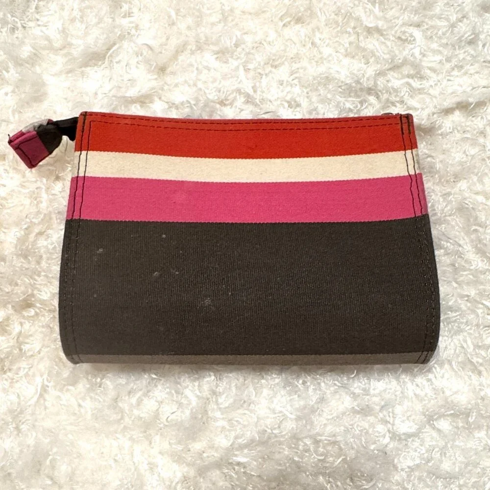 KATE SPADE ♠️ Vintage Classic Stripe BUNDLE Bucket, Cosmetic & Mules 8 N/Narrow